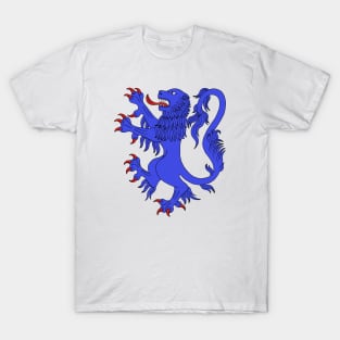 Lion Rampant Azure T-Shirt